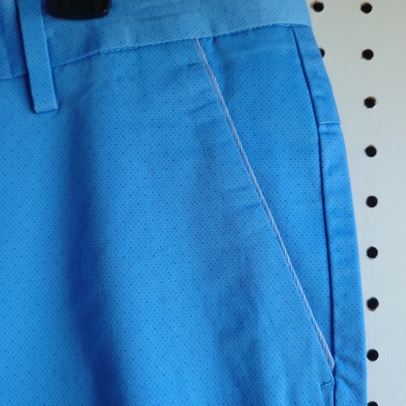 T.R Premium Mini Dot Chino Pants Blue Size 38x34 - Picture 6 of 12